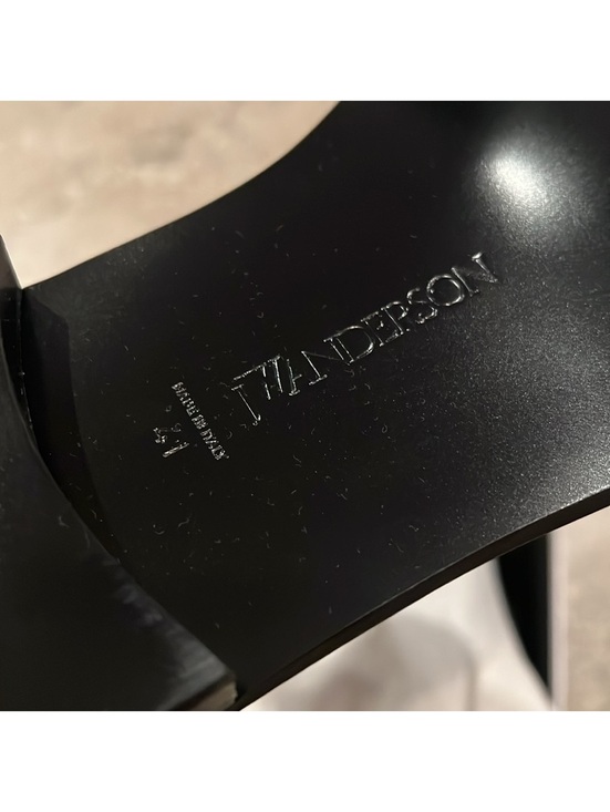 JW Anderson Anchor Logo Loafers in Black Leather Size 41 New in Box w/DustBag main image 11